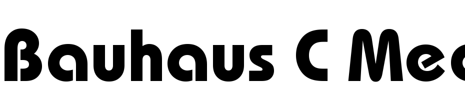 Bauhaus C Medium Bold Yazı tipi ücretsiz indir